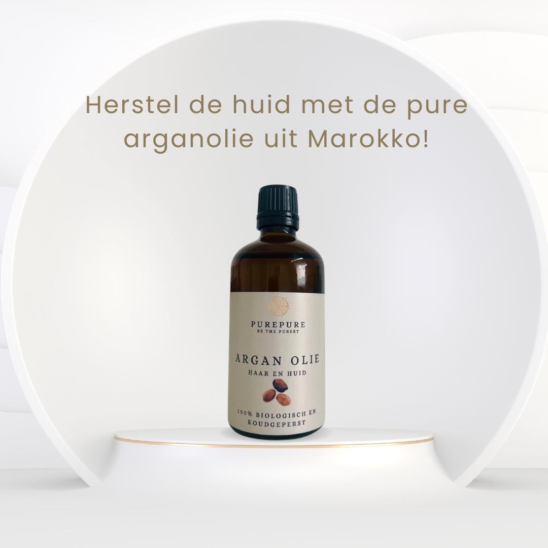 Pure arganolie uit Marokko voor huidherstel - PurePure